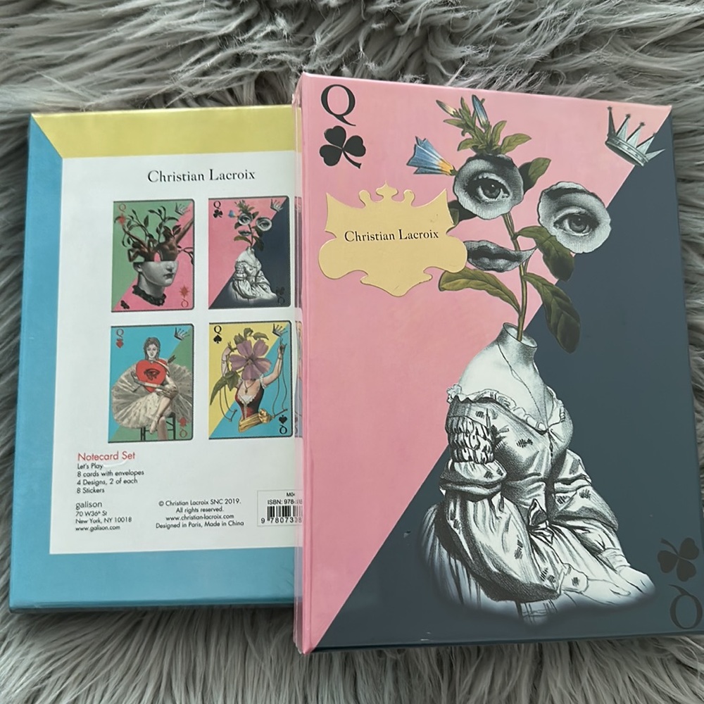 NWT Christian Lacroix Notecard Set